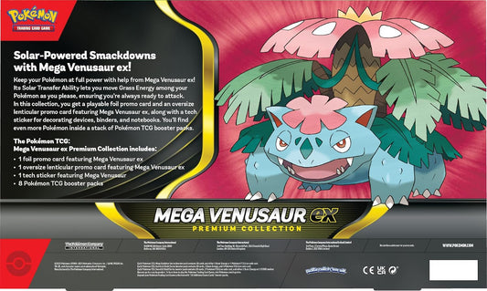 Pokémon TCG: Mega Venusaur ex Premium Collection Box (INGLES)