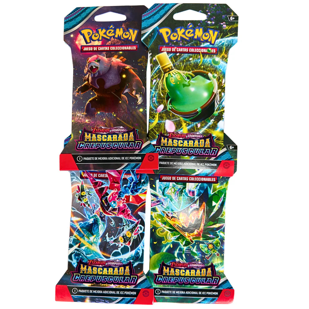 Pokémon Tcg: Mascarada Crepuscular Sleeved Booster Pack (ESPAÑOL)