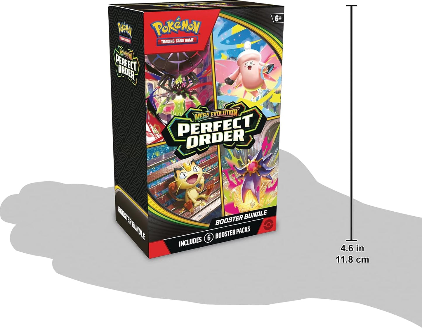 Pokémon TCG: Mega Evolution—Perfect Order Booster Bundle (INGLES)