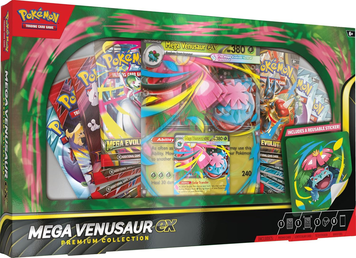 Pokémon TCG: Mega Venusaur ex Premium Collection Box (INGLES)