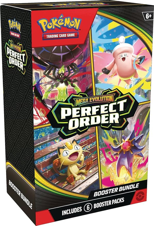 Pokémon TCG: Mega Evolution—Perfect Order Booster Bundle (INGLES)