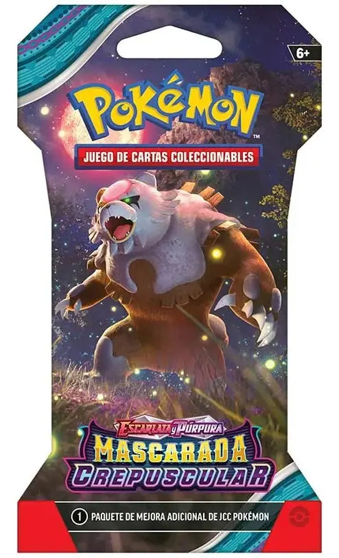 Pokémon Tcg: Mascarada Crepuscular Sleeved Booster Pack (ESPAÑOL)