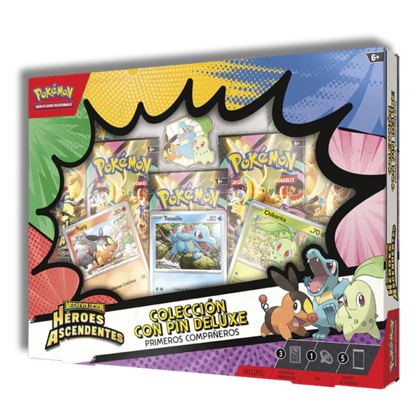 Colección de Pines de Lujo Pokémon TCG Mega Evolution Ascended Heroes (ESPAÑOL)