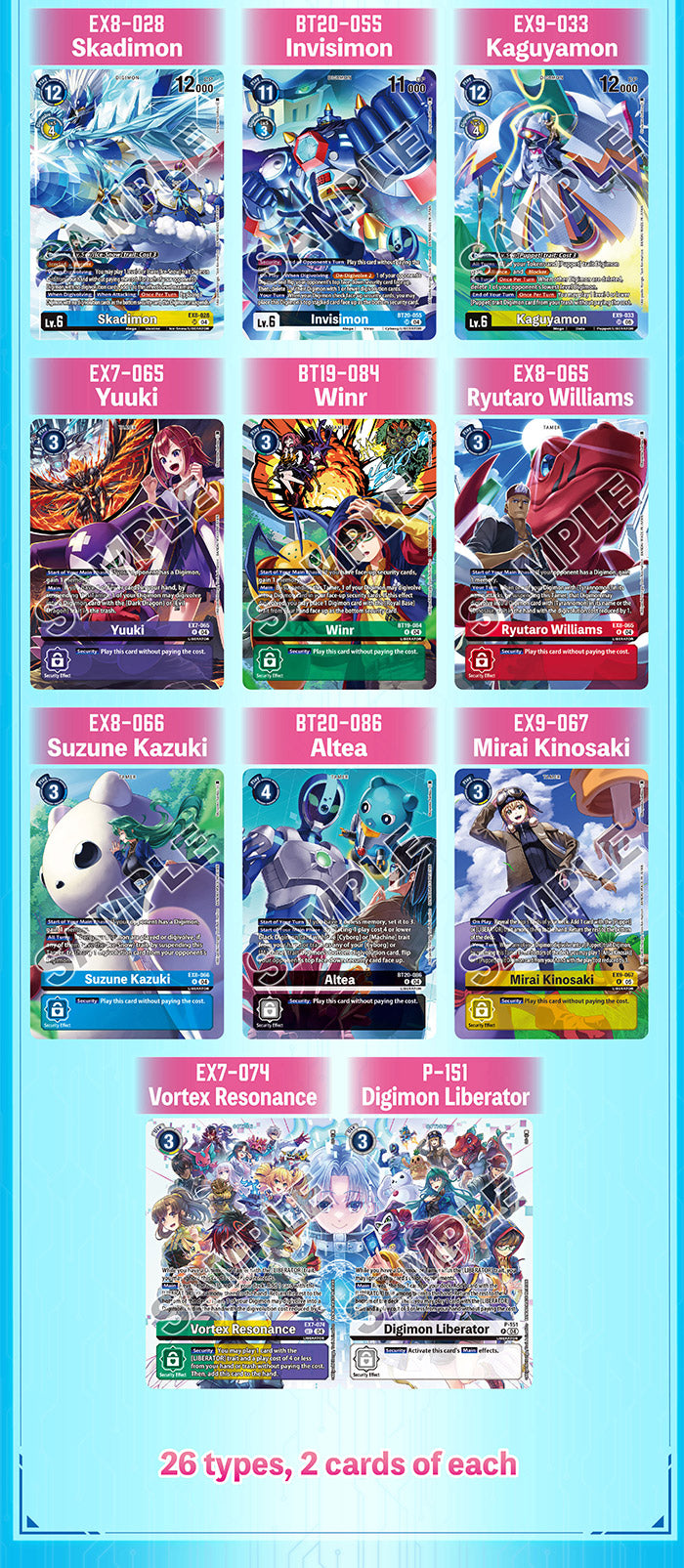 Digimon Card Game: Liberator Debuggers Set Pb-22